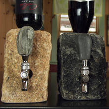 Load image into Gallery viewer, Stone Drink Dispenser: Black / Stainless
