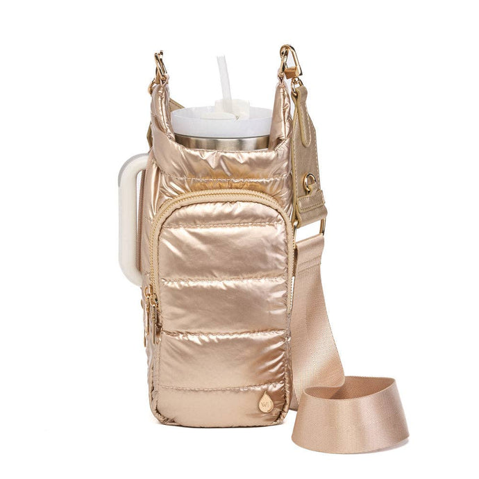 HydroBag®  HANDLE™-Gold Shiny with Vegan Leather Trim Solid - Oprah’s Favorite Things!