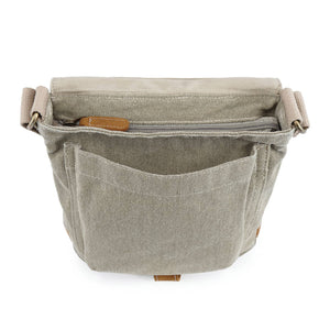 Oak Hill Canvas Crossbody Bag: Army Green