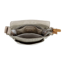 Load image into Gallery viewer, Oak Hill Canvas Crossbody Bag: Army Green
