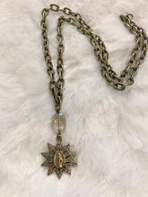 Load image into Gallery viewer, The Saint Mary Star Bronze Necklace
