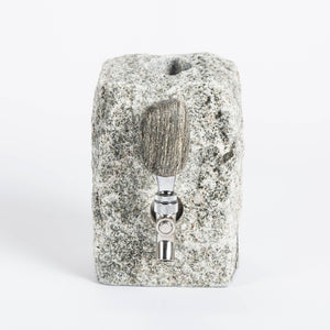 Stone Drink Dispenser: Gray / Stainless