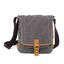 Load image into Gallery viewer, Oak Hill Canvas Crossbody Bag: Army Green
