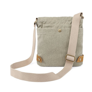 Oak Hill Canvas Crossbody Bag: Army Green