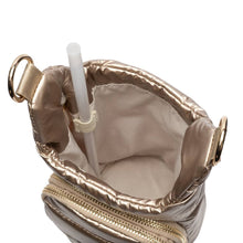 Load image into Gallery viewer, HydroBag®  HANDLE™-Gold Shiny with Vegan Leather Trim Solid - Oprah’s Favorite Things!
