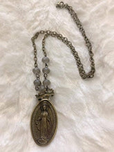 Load image into Gallery viewer, The Bronze Crowned Mary Matt Gray 1830yr Necklace
