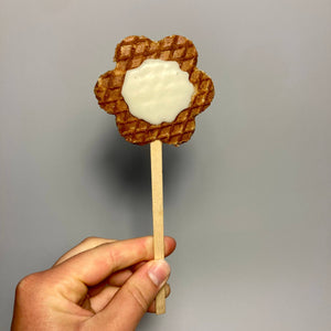 Mini Stroopwafel Lollipops: Chocolate / Heart