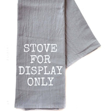 Load image into Gallery viewer, Stove For Display Only - Grey Kitchen Hand Towel
