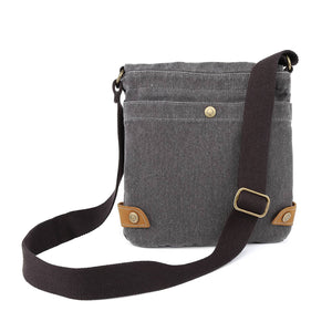 Oak Hill Canvas Crossbody Bag: Army Green