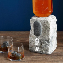 Load image into Gallery viewer, Stone Drink Dispenser: Gray / Stainless
