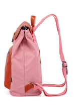 Load image into Gallery viewer, Valley Trail Coated Canvas Backpack: Pink, blue,navy
