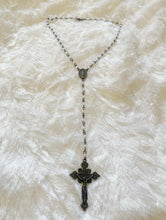 Load image into Gallery viewer, Pearl Crucifix Rosary Necklace
