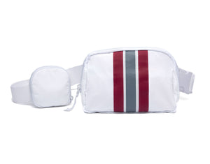 Varsity Crimson/Gray HydroBeltbag® with HydroHolster®