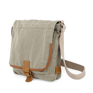 Oak Hill Canvas Crossbody Bag: Army Green