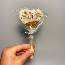 Load image into Gallery viewer, Mini Stroopwafel Lollipops: Chocolate / Heart
