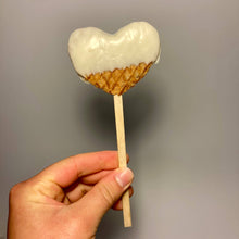 Load image into Gallery viewer, Mini Stroopwafel Lollipops: Chocolate / Heart
