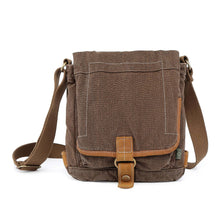 Load image into Gallery viewer, Oak Hill Canvas Crossbody Bag: Army Green
