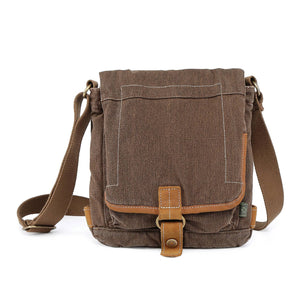 Oak Hill Canvas Crossbody Bag: Army Green